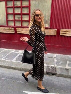 Enfocus Studio Polka Dot Dress size 6